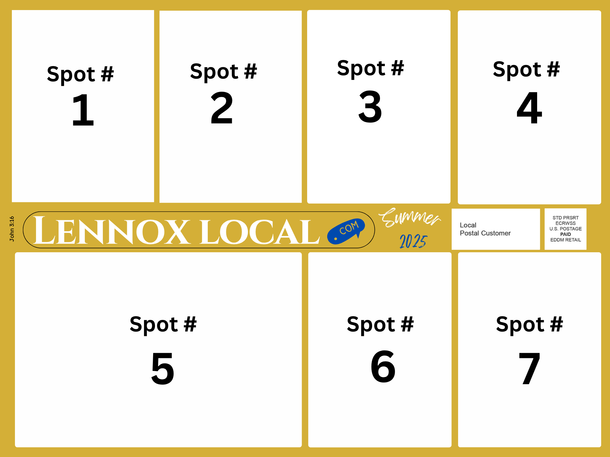 Current Available Spots Layout